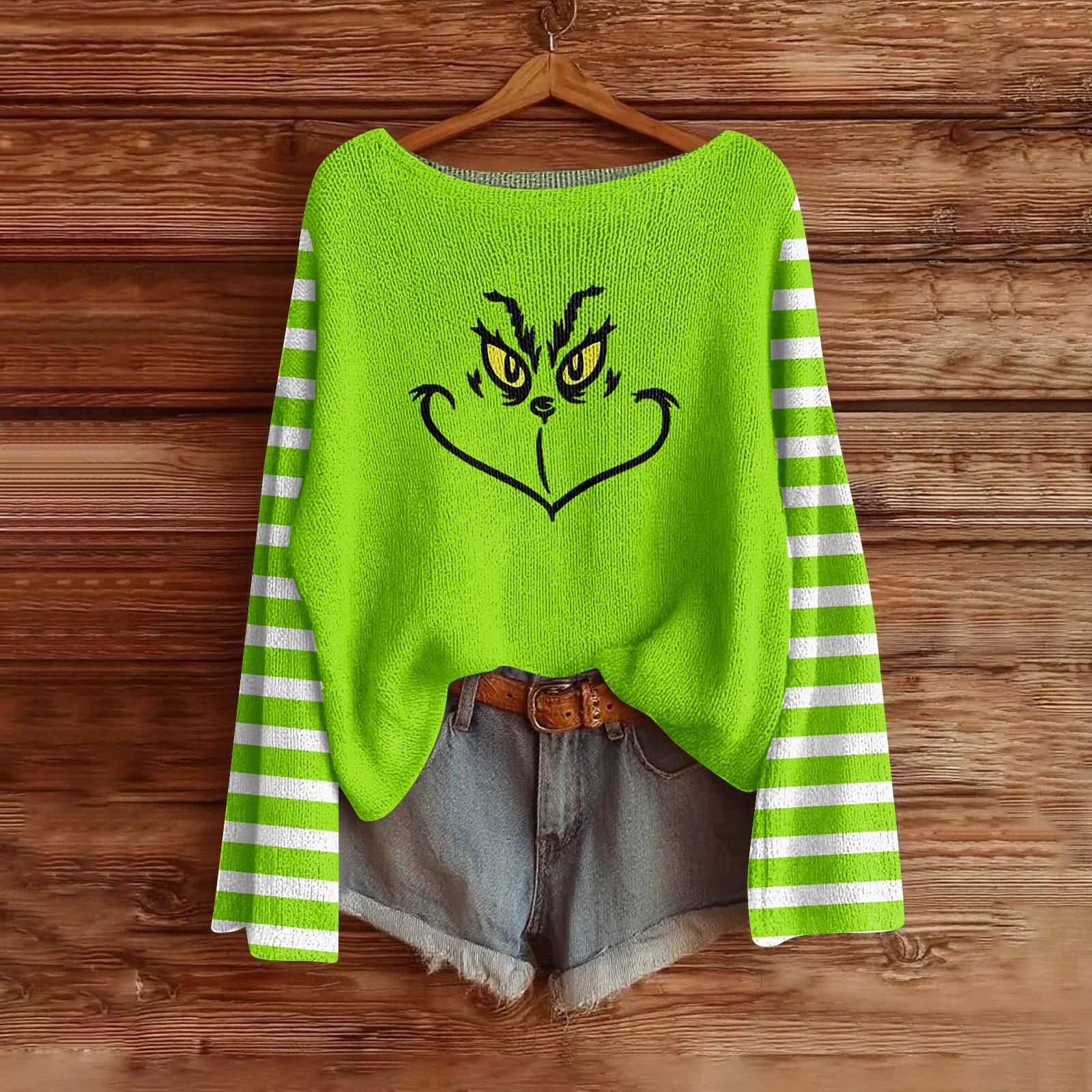 

Женская мода с длинным рукавом, рождественский принт «Снеговик-снежинка», куртка, кардиган S