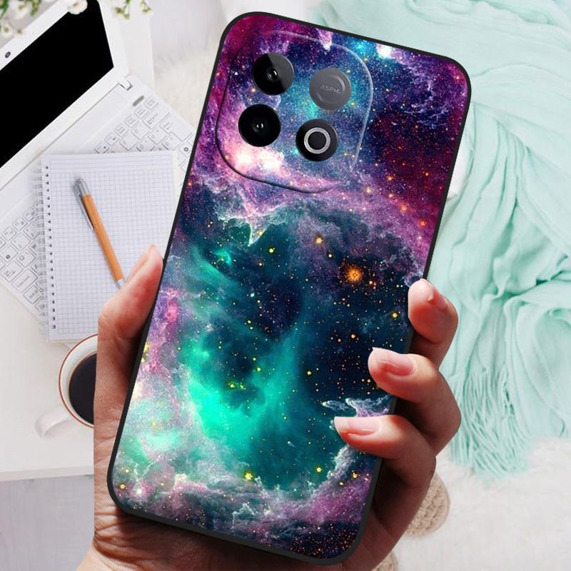 Etui silikonowe na tył telefonu VIVO iQOO Z10 Turbo Pro, etui z miękkiego zderzaka VIVO Y300 GT 5G