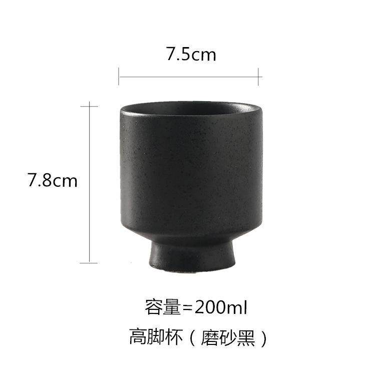 Japanese Style Tall Tea Cup Ceramic Cups Coffee Mugs Household Water Cup Drinkware Kung Fu Teacup Teaware Gift 2025 New