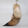 Handmade Natural Fox Skin Keychain, 40 Centimeters Long, Handbag Keychain, Backpack, Handbag/shoes/hat/charming Jewelry with Tassels for Cars