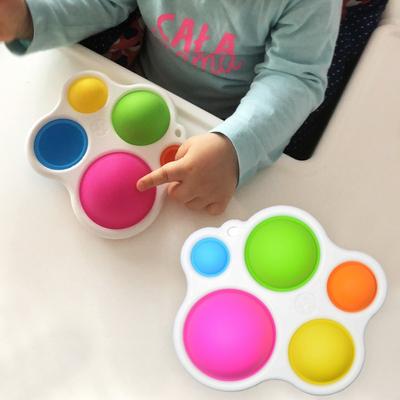 Baby Toys Montessori Exercise Board Rattle Puzzle Toy Colorful Kids Fidget Toys Intelligence Development Early Education Toy