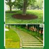 10M Garden Grass Lawn Edge Border Fence With 30 Spikes Path Flexible Lawn Edging Border Fence Outdoor Landscape Garden Decor