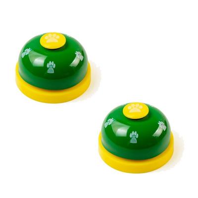 Puppyman Dog Training Bell, Green, 2 Pieces