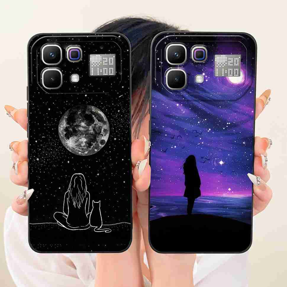 New For Infinix Note 60 Pro 5G X6878 Case Paint Cat Flowers Silicone Cover For Infinix Note 60 5G 6.78" X6879 Phone Cases Bumper