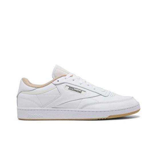 

Reebok Мужские кроссовки JJJJound x Club C 85 White Gum FY6066 EU 44 белый