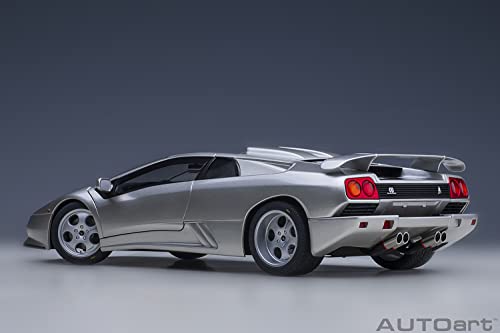 AUTOart 1/18 Scale Lamborghini Diablo SE30 Jota in Titanio/Metallic Silver (Finished Model) 79143