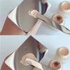 1set Stainless Steel Makeup Foundation Shovel Cosmetic Ring Palette Color Bar Mask Scraper Change Beauty  Makeup Tools