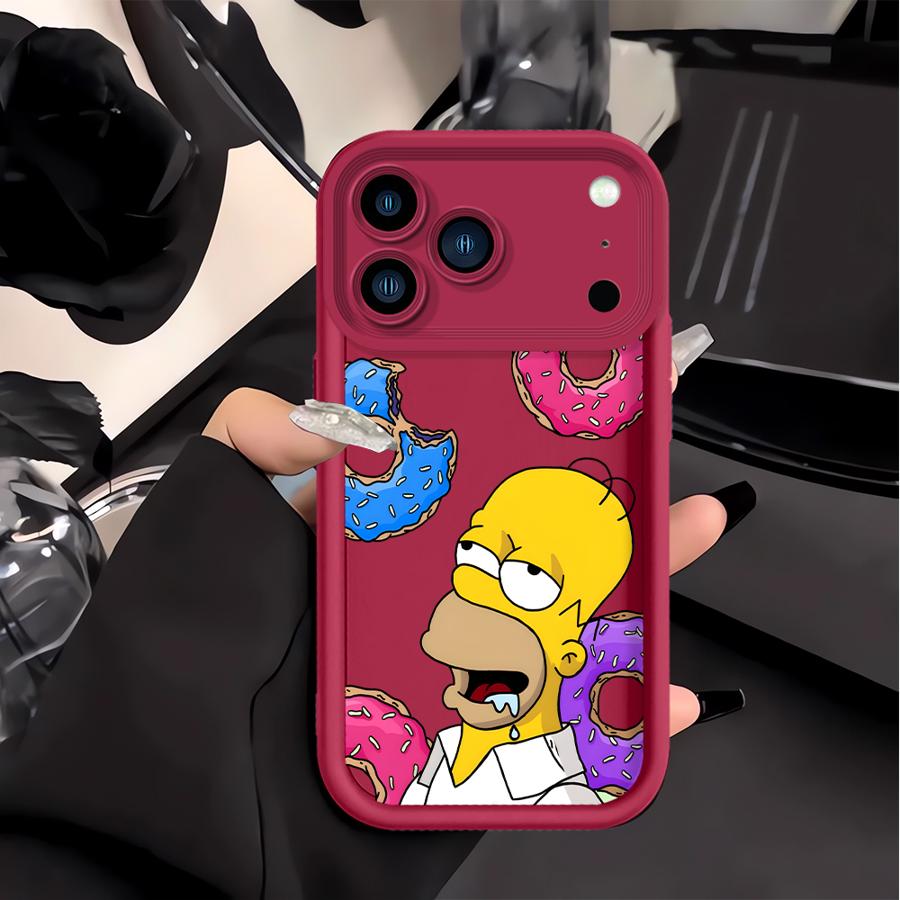 

Case for Apple iPhone 17 Pro Max 15 XR 16e Air 12 16 XS 11 13 Mini 14 Plus Phone Cover The Simpsons Cartoon iPhone 11 Pro