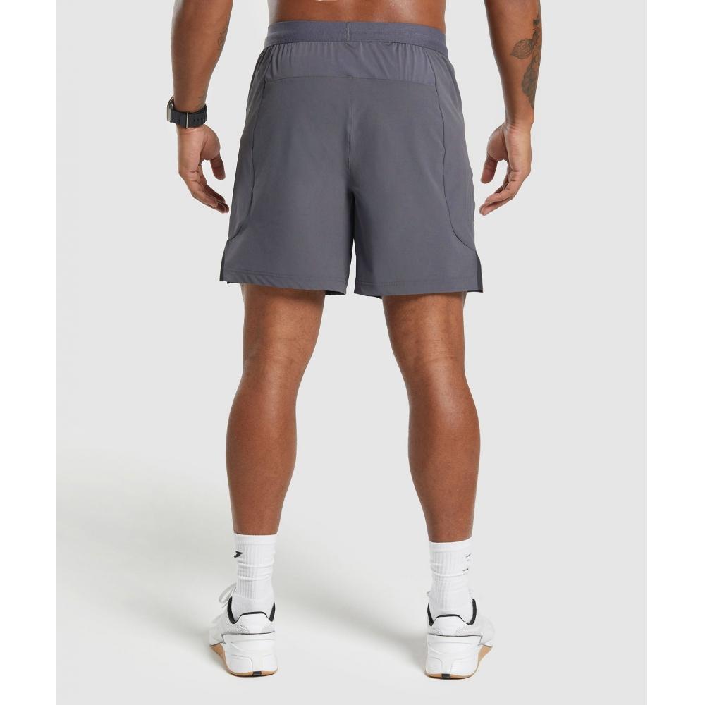 Gymshark Apex 7 Hybrid Shorts Dark Grey A5a6c Gb7h