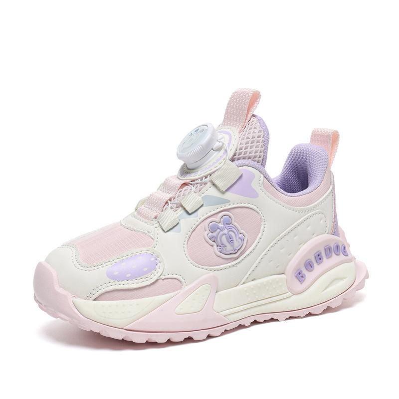 

Children s sports shoes boys and girls 2025 spring new boys and girls running shoes waterproof leather rotating button running shoes 29