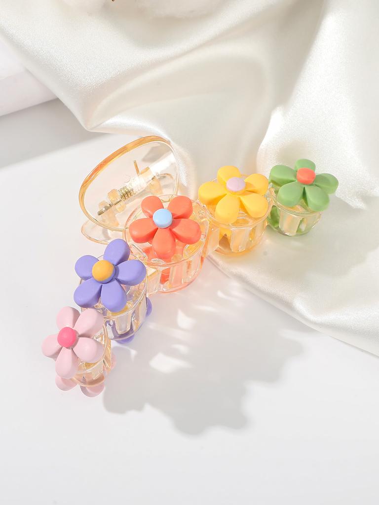 Molans Multicolor Flower New Grab Hair Clip Female Hair Claw For Woman Hairpin Headdress Hair Clip Temperament Hair Accessories
