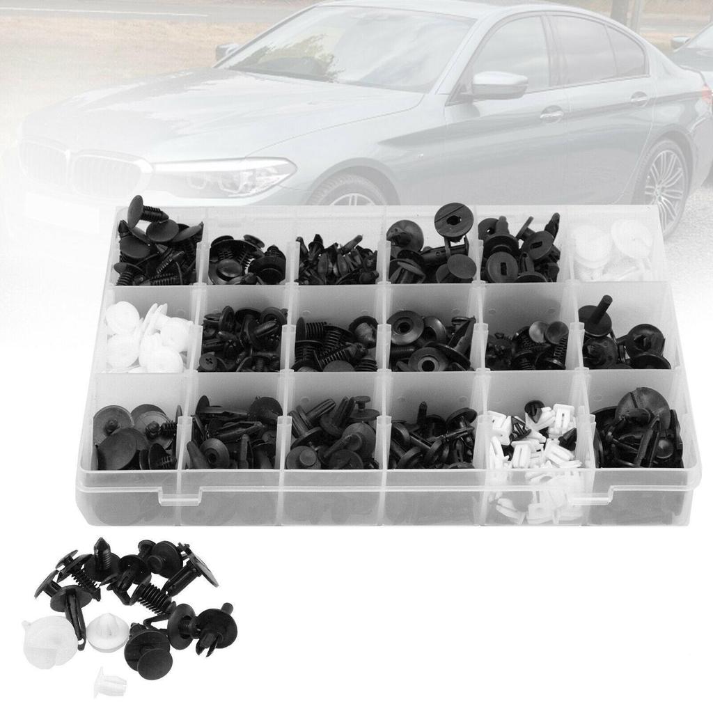 500-Piece Car Clip Set for Fender Liners, Door Panels, Bumpers