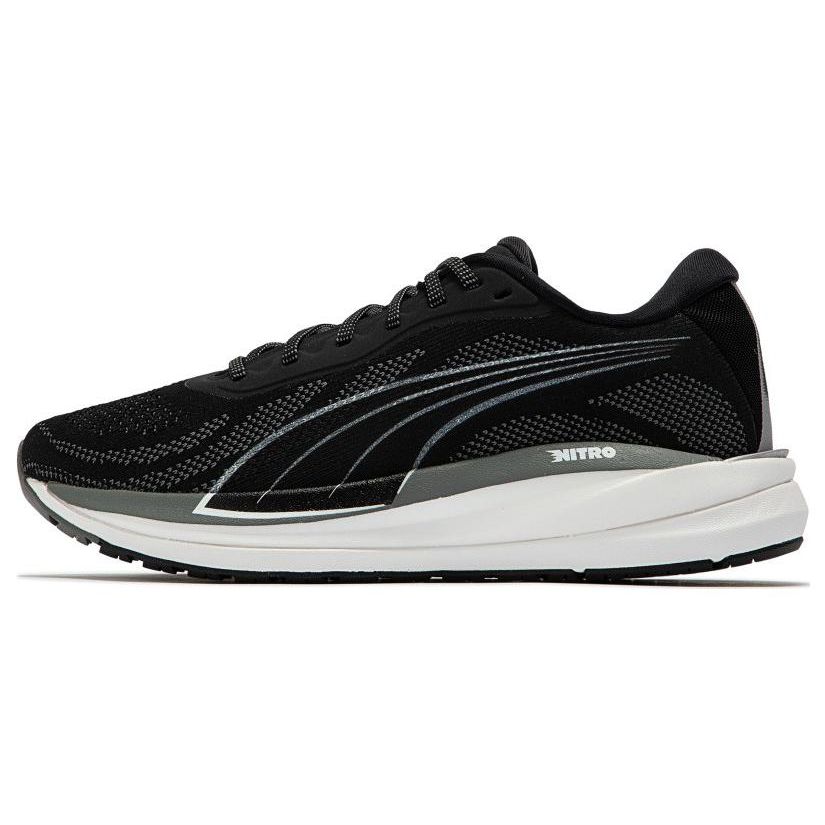 Puma Magnify Nitro Knit Women s Black Gray White Sneakers 376908-01 EU 37