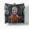 Jinx Arcane Season Flannel Blanket Ekko Anime Blanket Cozy Soft Lightweight Warm 30x40inch 40x50inch for Couch Sofa Bed