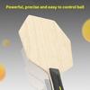 Hexagon Table Tennis Racket Bat Base Pingpong Racket Bottom Plate Beginner Training PingPong Racket Easy to Use