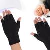 Professional Cotton Nail Art Gloves Half Finger Gel Nail Lamp Gloves Manicure Tool