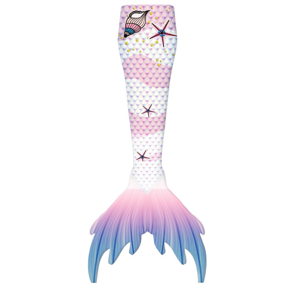 Costum de baie Costum de Prințesă Sirena pentru Copii cu Coadă - Stil Nou pentru Fete