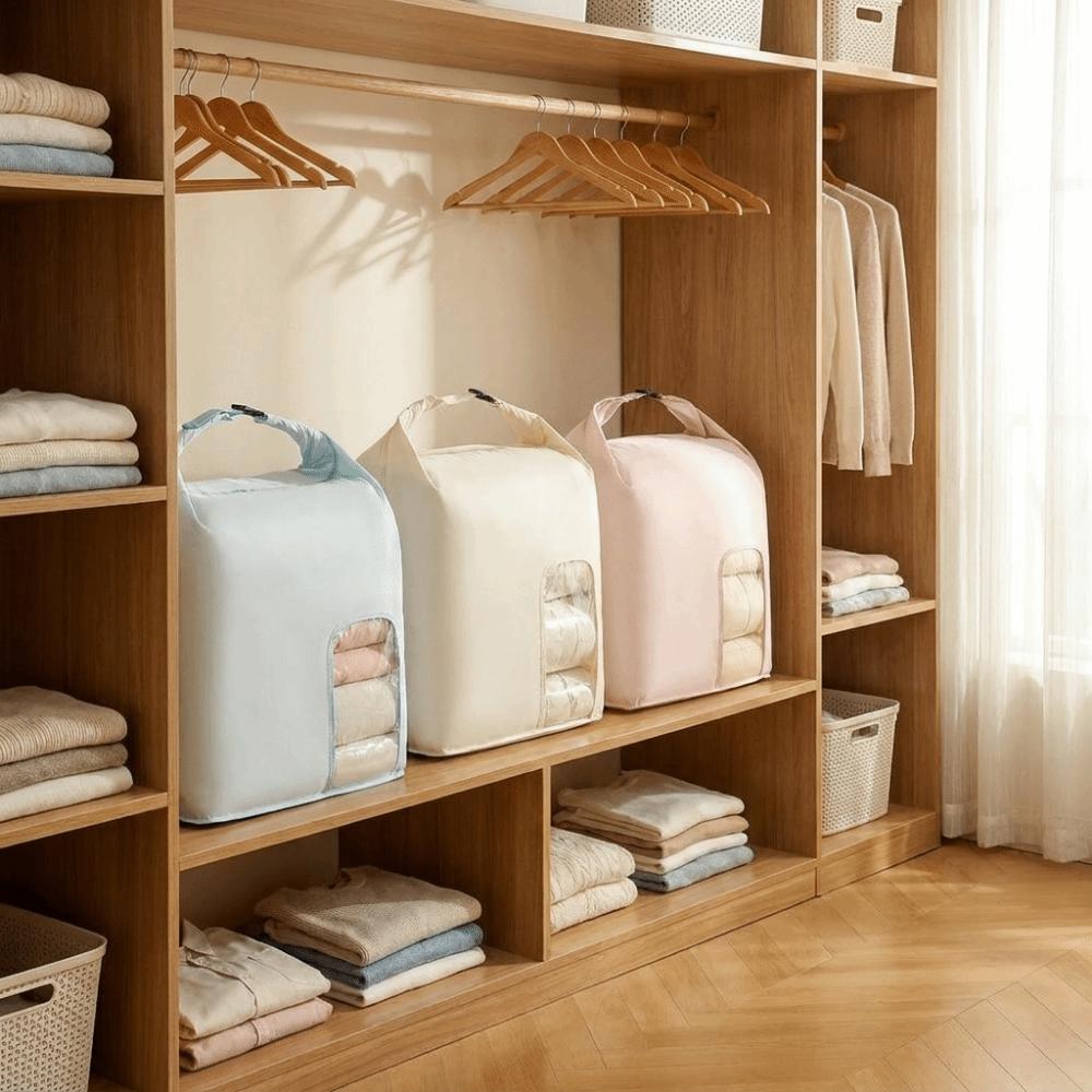 Moisture-proof Compression Clothes Storage Bag Large Capacity Quilt Moving Bag Moving Organizer