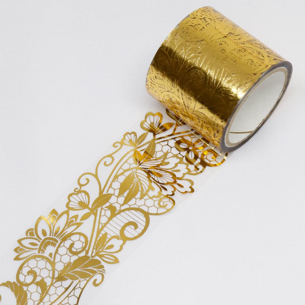 Made in Japan Kamiiso Masking Foil 35mm x 3m GR-4081 <SAIEN Tape> (Gold Leaf)