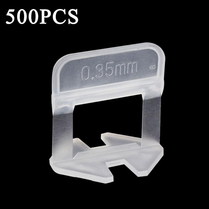 Tile Leveler Auxiliary Cross Card Floor Tiling Tile Leveler Leaving Seam Card Base 0.35mm0.5mm Leveler Base Construction Tools