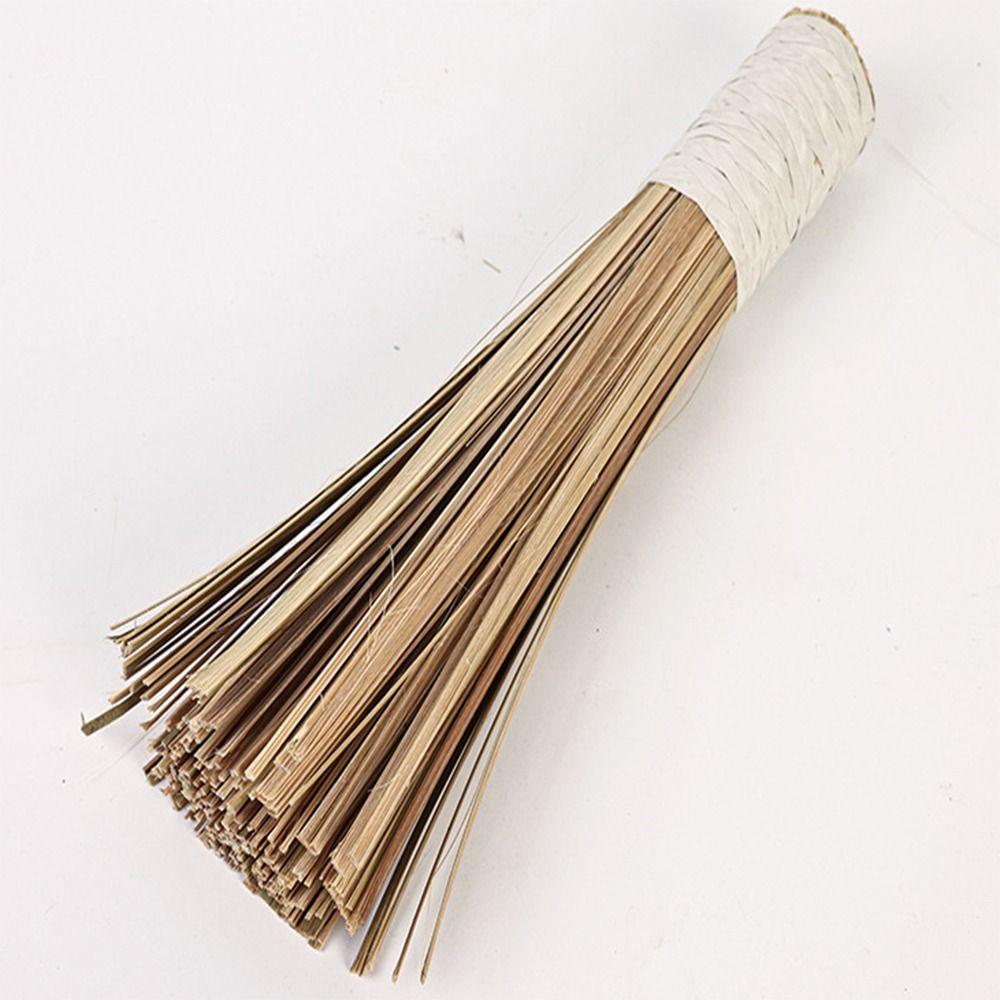 2 Pcs 12-Inch Bamboo Wok Brush Bamboo Wok Cleaning Brush Easy To Use Bamboo Cleaning Brush Kitchen