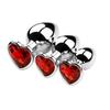 3 Size/set Metal Anal Plug Butt Plug Sex Toy Butt Toy For Women Men Couples Adult Game Masturbator Anal S/M/L Diamond Sex Shop