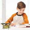 Vintage Brass Miniatures Crab Ornament Animal Pen Holder Desktop Decoration Craft Collections Brass Weightlifting Crab Pen Stand