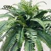 Realistic Artificial Fern UV Resistant Reusable Home Wedding Party Faux Natural-looking Greenery Plants Indoor Outdoor Garden Yard Decoration
