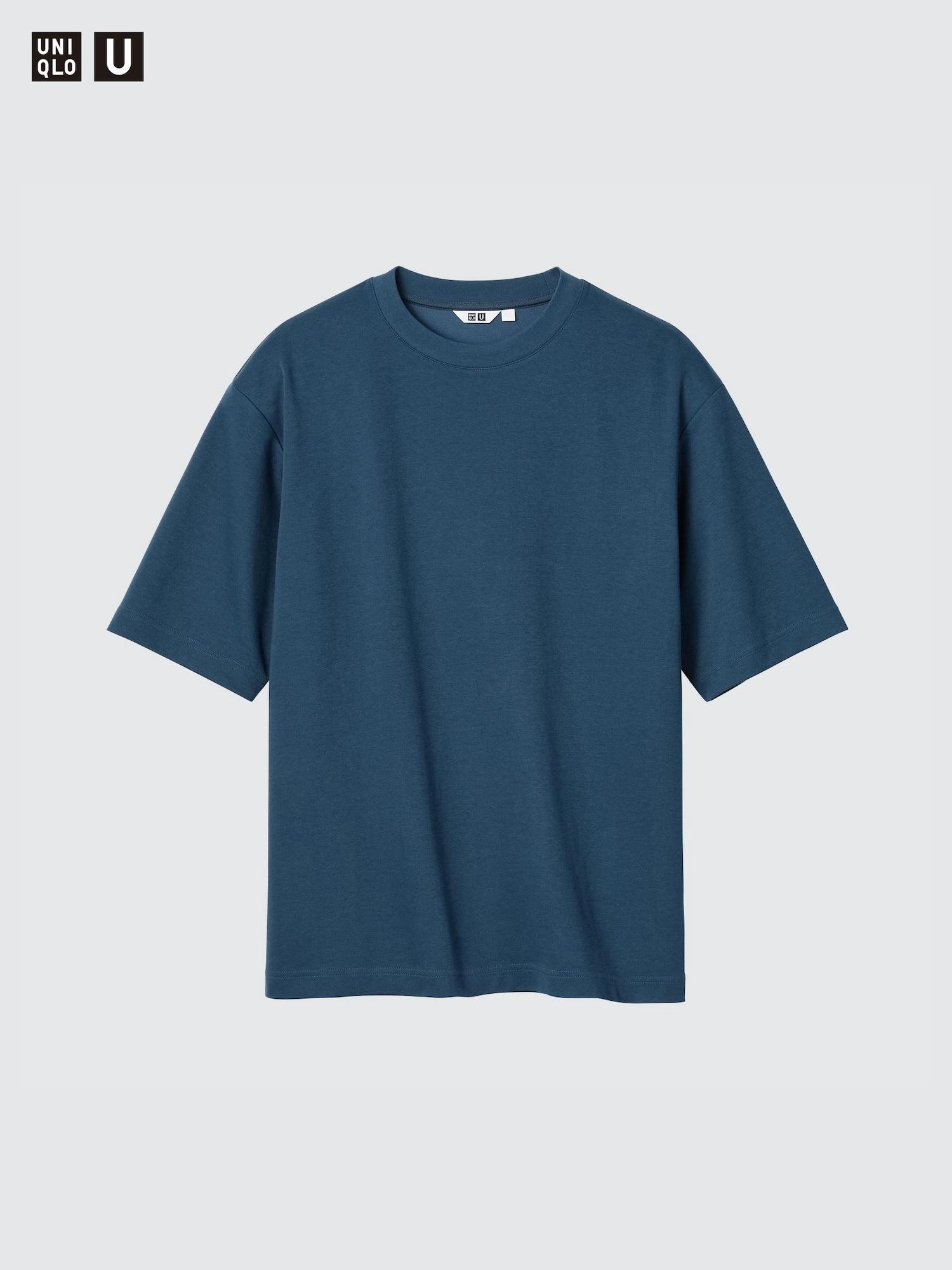 

Uniqlo Бавовняна велика футболка Japan Air Rhythm з рукавом 5 хвилин 67 BLUE/L