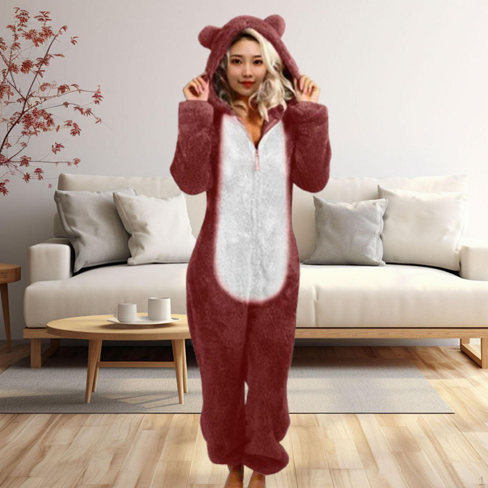 

Женский комбинезон-пижама, косплей-костюм для ролевой игры на Хэллоуин Red L