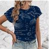 New Fashion Trend Crew Neck T-shirt 2024 Summer Casual Sports Comfortable Short-sleeved Top High Quality Simple Women