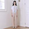 Women Crocheted Round Neck Short Sleeve Cardigan T264mcd251w