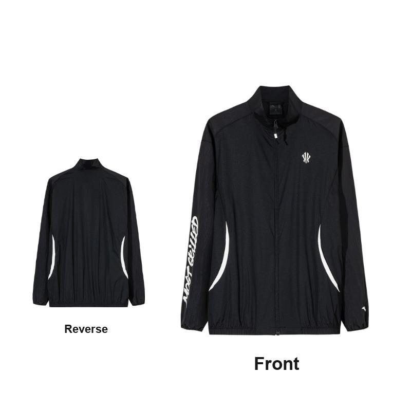 Anta Kyrie Basketball Series Kyrie Breathable Jacket Comfortable Versatile Fashionable Woven Jacket Unisex Jacket Black 172521601-3