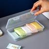 1Pcs Shaver Storage Box Transparent Razor Blades Brushes Plastic Case Portable Organizing Container Travel Accessories Travel