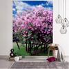 Beautiful Forest Waterfall Tapestry Natural Landscape, Wall Mounted, Background Cloth, Home Living Room Bedroom Wall Decoration