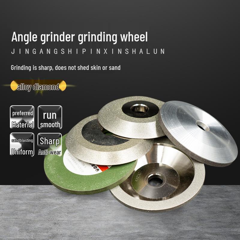 Diamond Alloy Bowl-Shaped Grinding Wheel for Tungsten Steel, Alloy Steel, and Ceramic Milling Cutter.
