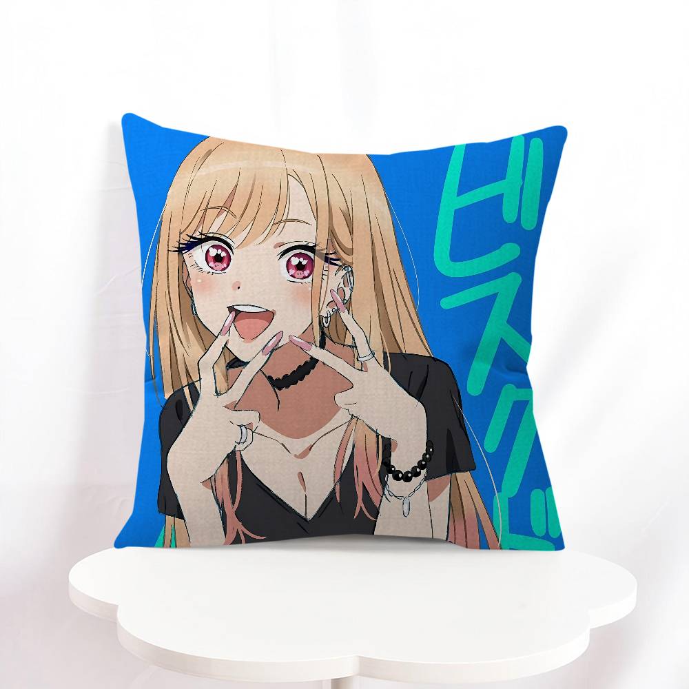 M-marin Kitagawa Kissenbezug Toon Geschenk Kissenbezug Schlafzimmer Zuhause Sofa Stuhl Sitz Dekor Kissenbezug
