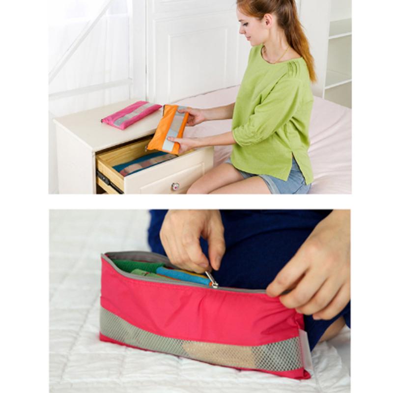 Buy Long Waterproof Nylon Travel Wash Bag Clothing Socks Storage Bag at