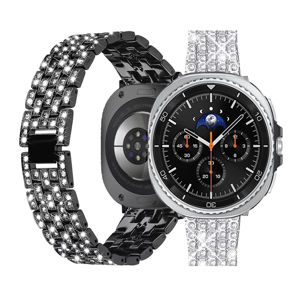 Diamond Band for Samsung Galaxy Watch 8 strap 40mm 44mm Sturdy stainless steel bracelet correa galaxy watch 8 classic 46mm belt