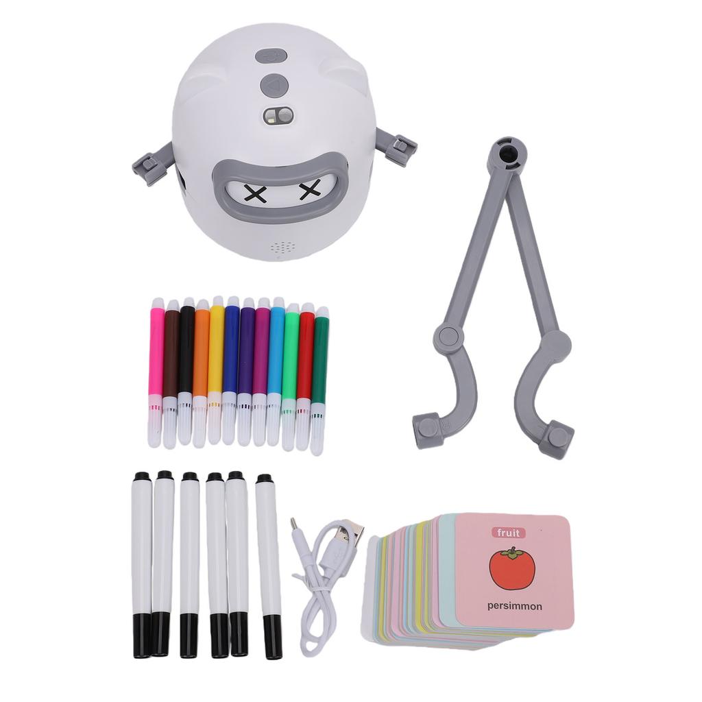 Interactive Educational Drawing Robot for Kids AI Smart Painting Drawing Robot Toy with 100 Drawing Cards