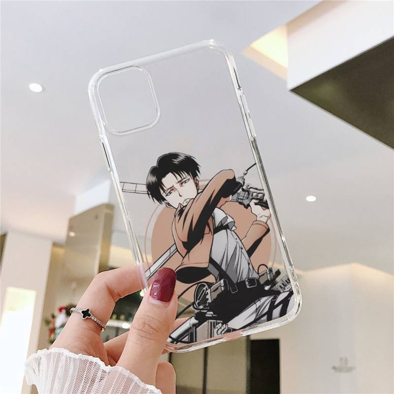 RUICHI Attack On Titan Anime Phone Case For Samsung GalaxyS20 S21 S30 FE Lite Plus A21 A51S Note20 Transparent Shell