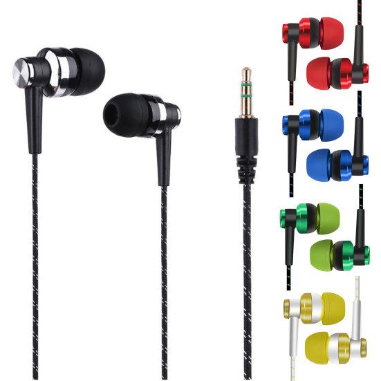 Earbuds Heavy Bass Stereo Plastic Sports Headset for Walking