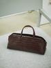 Komorebi Museum Cow Leather Edit Strap Tote & Crossbody Bag_Suede Brown L B20-2