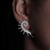 Ocean Inspired Conch Earrings Handcrafted Brass Studs Light Comfort Wear Ear Studs For Everyday Style Accessories