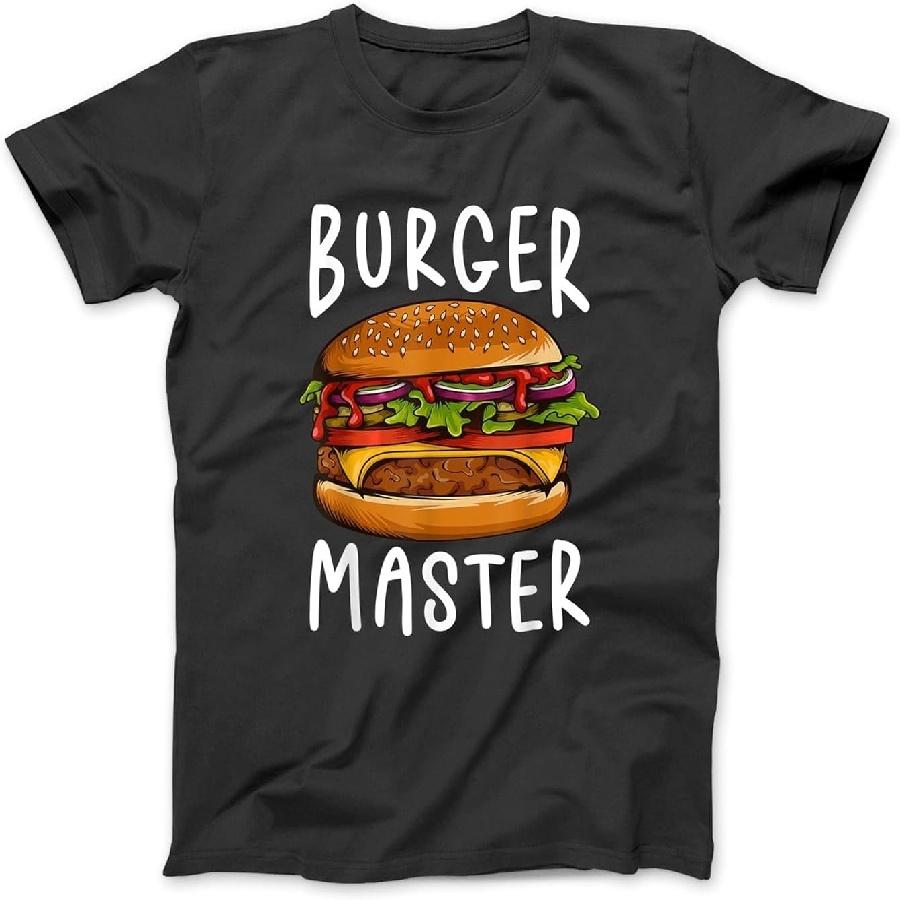 

Burger Master I Чизбургер I Футболка Толстовка Худи с Бургером для Мужчин Женщин Детей Сделано в Канаде Черный S чёрный