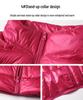 Women's Slim-Fit Lightweight Down Vest - Short Stand-Up Collar, Plus Size, Autumn/Winter 2025