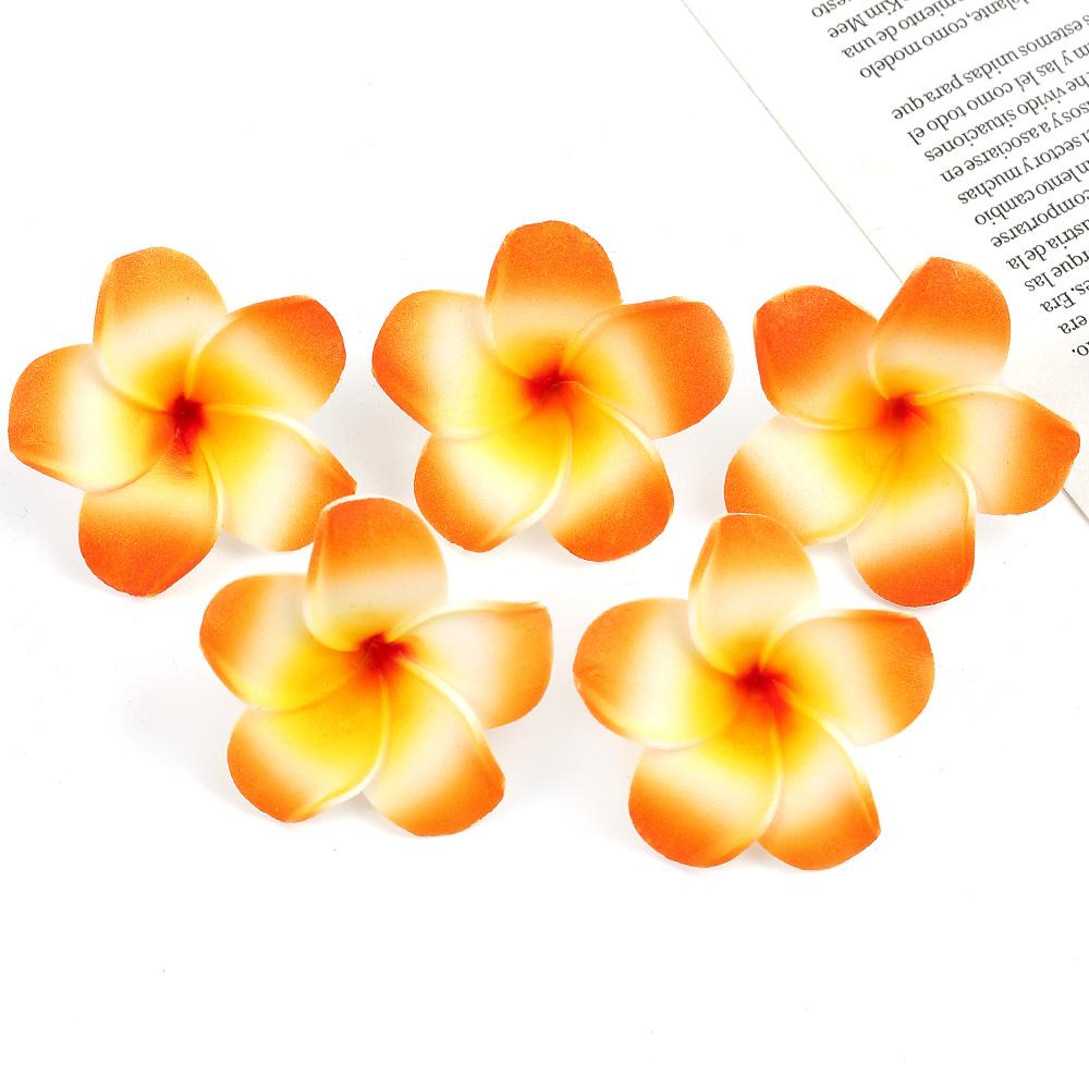 

10PCs Foam Aritificial Flowers Heads For Home Decor Fake Flowers Hawaiian Beach Party Wedding Decoration Craft Gifts Accessories 10PCS