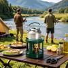 Campingausrüstung Tragbarer Petroleumkocher für Camping, 8-Docht Notfall-Campheizung, Keine Stromheizung Leichter Ofen Brenner Outdoor Wandern