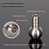 1Pc 24cm Foam Cannon Soft Straw Pipette With Stainless Steel Gravity Ball Filter Colorful Silicone Rubber