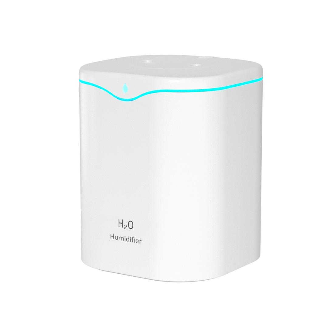 2L USB Dual/Single Spray Humidifier & Aroma Diffuser for Home/Car белый